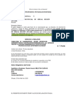 Propuesta técnico-económica para estudio de reservorio en Sihuas