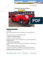 3 - Especificación Del 6 Toneladas Dumper