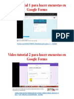 Videos Tutoriales para Subir Preguntas en Google Forms