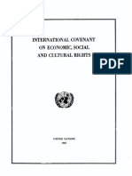 United Nations - International Covenant On Economic Social and Cultural Rights - 1966 PDF