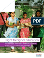 UNESCO - Right To Higher Education - Unpacking The International Normative PDF