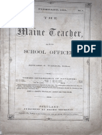 The Maine Teacher, and School Officer February 1861, Vol. III Number 8