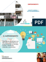 Concepto General y Tipos de Emprendimiento PDF