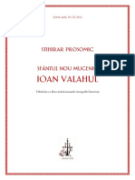 12.05 Sf. Ioan Valahul - Stihiri Prosomice