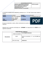 5.acta de Entrega de Vehiculo Gustavo Rios - Curumani PDF
