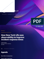 How New York Life Uses Observability To Improve Incident Response Times Sponsored by New Relic SPO302-S