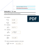 Racionalizar Denominadores PDF