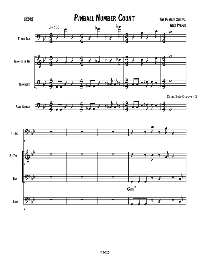 Pinball Number Count Score PDF