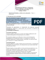 Guía de Actividades y Rúbrica de Evaluación - Unidad 1 - Fase 1 - Detonación