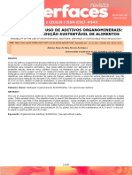 4 Viabilidade Do Uso de Aditivos Organominerais - Ênfase Na Produção Sustentável de Alimentos