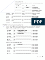 Frequency Adverbs and Agreement Practice