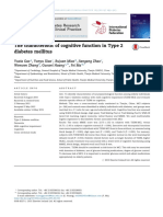 The characteristic of cognitive function in Type 2