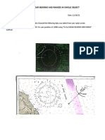 Radar Bearing and Range in Single Object