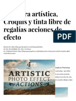 4 Pintura Artística, Croquis y Tinta Libre de Regalías Acciones de Efecto PDF