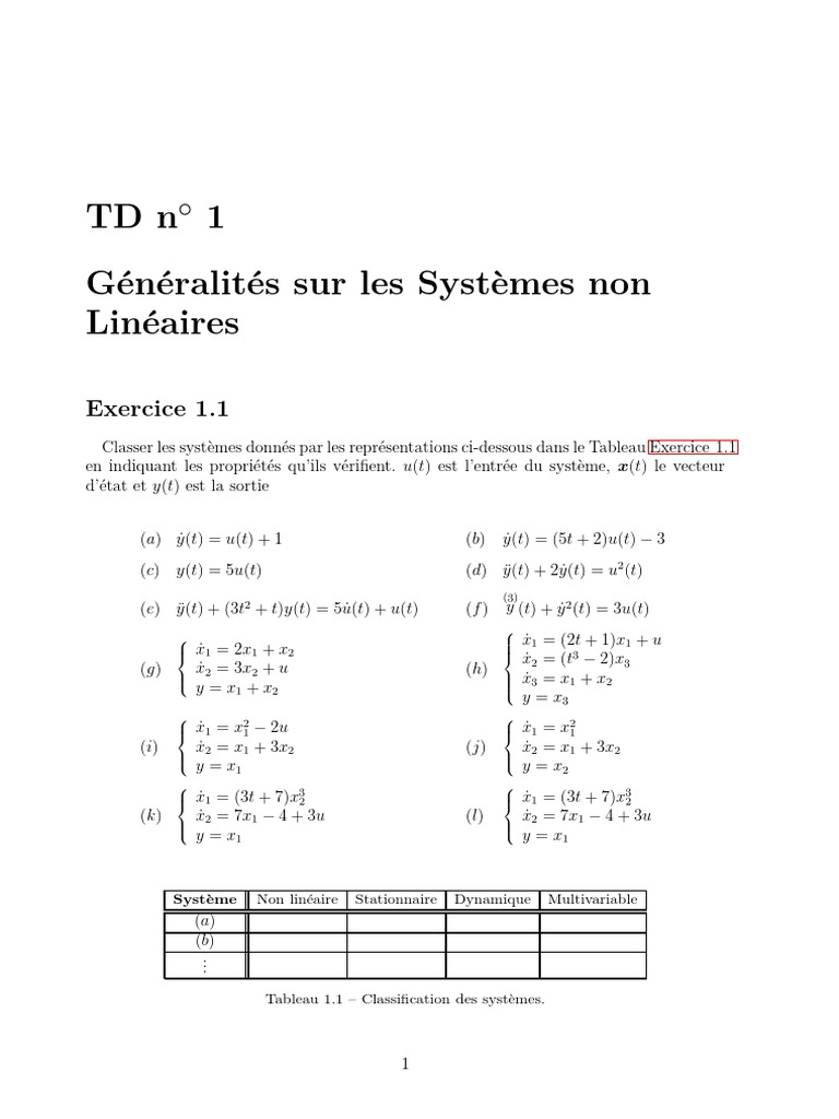 TD1 SNL PDF