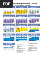 Academic Calendar 11-12