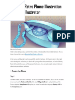 Create A Retro Phone Illustration in Adobe Illustrator PDF