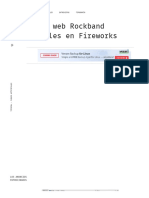 El Sitio Web Rockband Abduzeetles en Fireworks - Abduzeedo Inspiración Del Diseño PDF