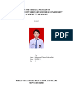 On-Job Training Report for Computer Networking Students