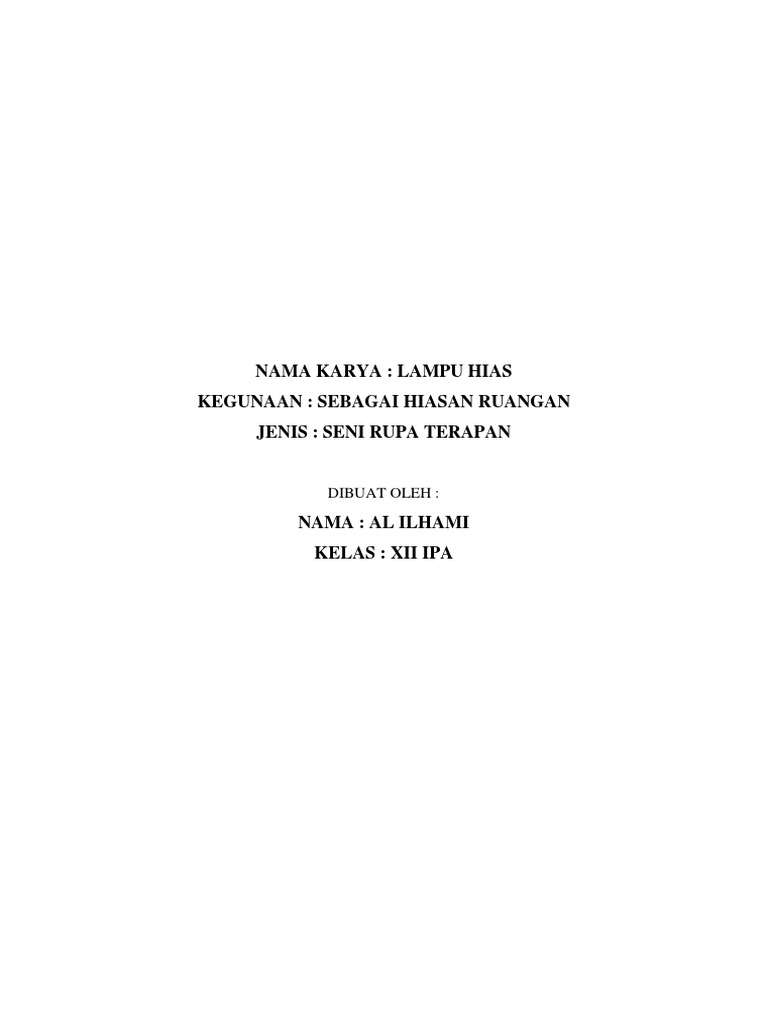 Nama Karya PDF PDF