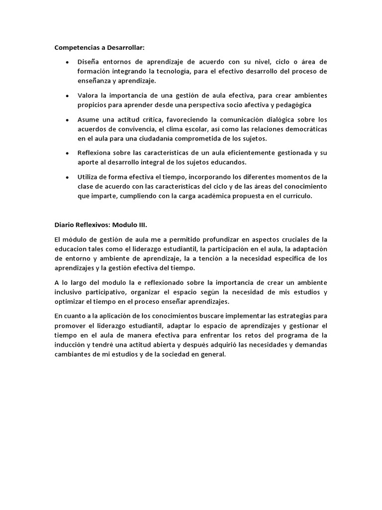 Diario Reflexivo | PDF | Crecimiento personal y profesional