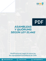 E-BOOK - Asambleas y Quórums Según Ley 21.442