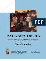Montecino Sonia - Palabra Dicha [PDF]