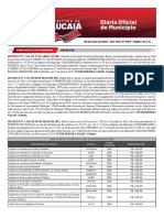 Poder Executivo Municipal: 09 de Maio de 2023 - Ano XXII. #2707 - Página. 01 A 14 Decretos