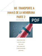 MESA 5 INFORME 2 Transporte de La Membrana II