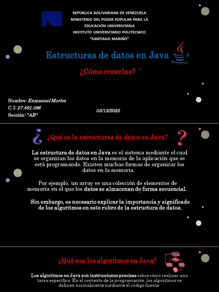 Estructuras De Datos En Java Enmanuel Morles 27 691 096 Pdf