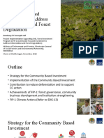 Community-Based Investments To Address Deforestation and Forest Degradation