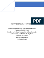 Integración de Resultados de Evaluaciones y Definición de Objetivos