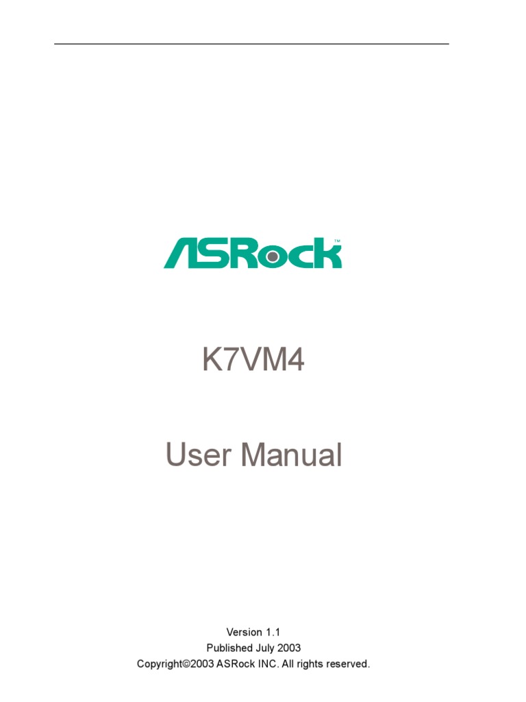 K7VM4 | PDF