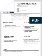 Putih Minimalis Profesional CV Tim Sosial Media Resume PDF