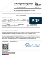 Extranjeria Comprobante de Solicitud de Permanencia Definitiva en Tramite 13535237 PDF