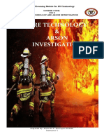 Module Fire Technology and Arson Investigation
