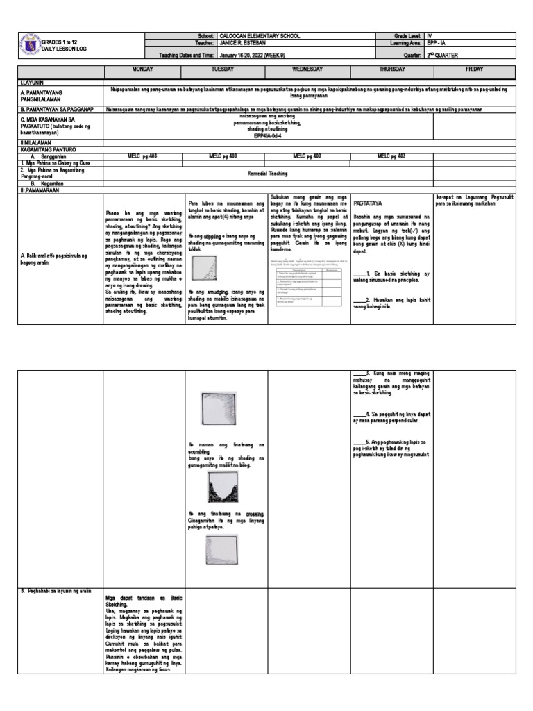 Q2 9 DLL Epp Ia | PDF