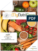 MyNutriGene Sample Reoprt