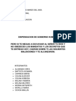 Dispensacion de Gobierno Humano PDF