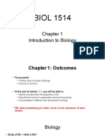 BIOL1514 Lecture Slides Chapter 1 and 2 - 2023