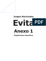 Reglamentos Deportivos Juegos Evita Juveniles 2022 2 0 PDF