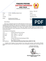 Surat Perubahan Jadwal Pelatihan Pelatih Dan Wasit Juri Daerah 2023 PDF