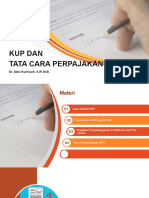 Kup Dan Tatacara Perpajakan