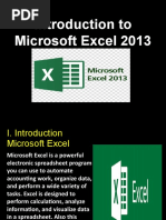 Week 9 (Introduction To Microsoft Excel)