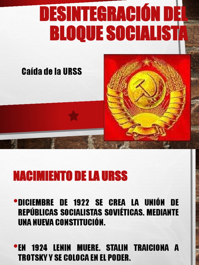 Desintegración Del Bloque Socialista PDF | PDF | Unión Soviética ...