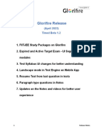 B. GLORIFIRE STUDENT April 2023 Release Guide