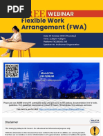 Introduction To Flexible Work Arrangement (FWA)