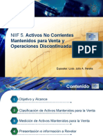 NIIF 5. Activo No Corriente Mantenido para La Venta y Operaciones Discontinuada