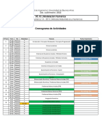 Cronograma Modelación Numérica