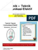 Teknik Komunikasi Efektif Di RS PDF